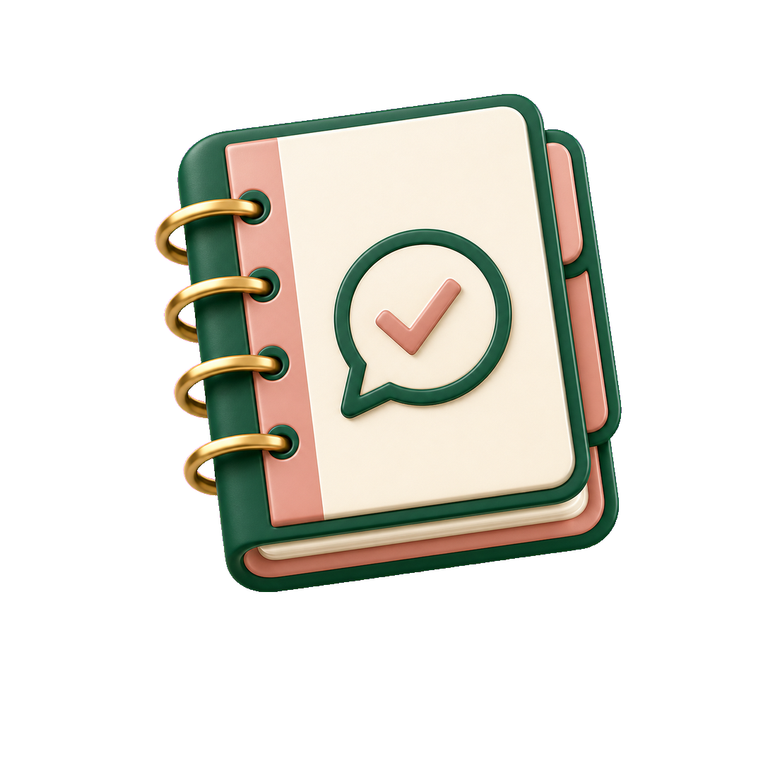 Agenda digital do kit Agenda Cheia no WhatsApp